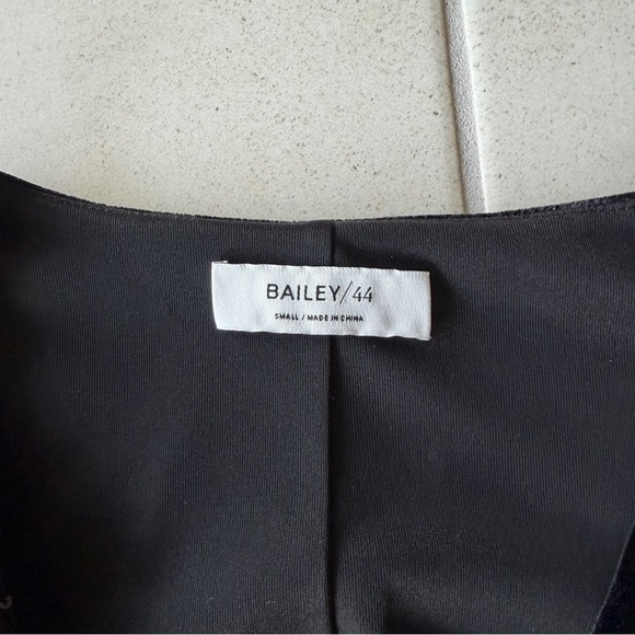 Bailey 44 Black Sequin Long Sleeve Dress - Picture 2 of 3